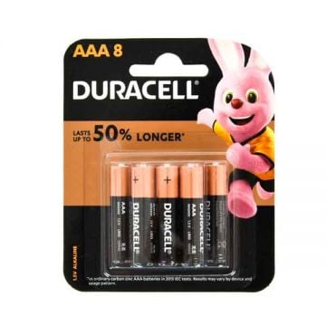 Duracell Battery Aaa 8s