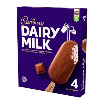Dairy Milk Ice Cream 4x100ml