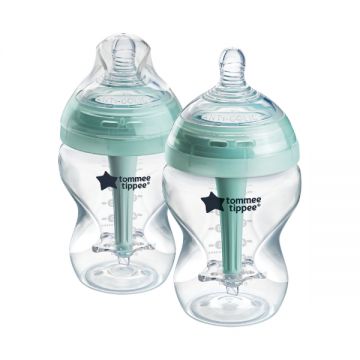 Tommee Tippee Adv Ac Slow Flow Botle 2x260ml