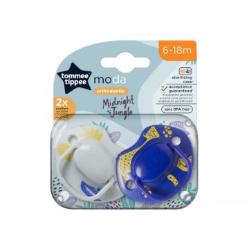 Tommee Tippee Moda Baby Soother 2s 6-18m