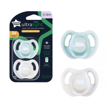 Tommee Tippee Ultra Light Soother 2s 0-6m