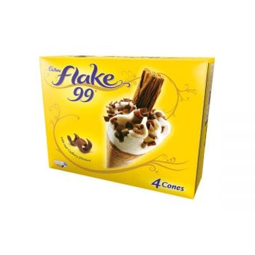 Cadbudy Flake Corn Ice Cream 4x125ml