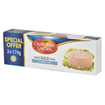 California Garden White Meat Tuna Solid In Water
