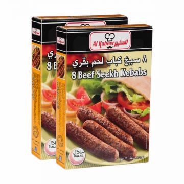 Al Kabeer Beef Seekh Kabab 2x320gm