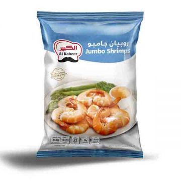 Al Kabeer Frozen Jumbo Shrimps 454gm