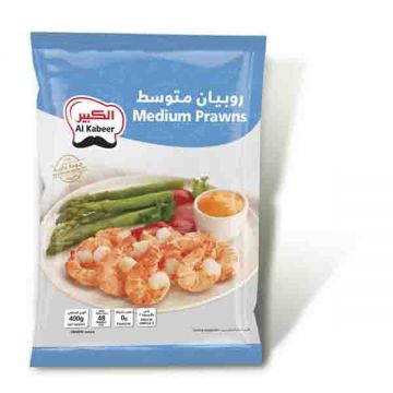 Al Kabeer Frozen Shrimps Medium 400gm