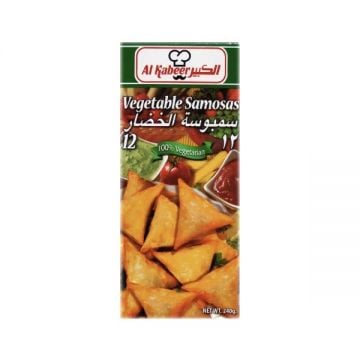 Al Kabeer Frozen Vegetable Samosa 12pc-240gm