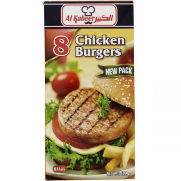 Al Kabeer Breaded Chicken Burger 400gm