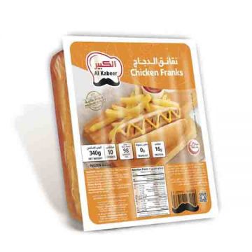 Al Kabeer Frozen Chicken Franks 375gm