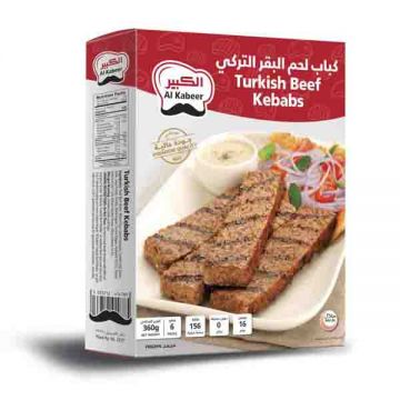 Al Kabeer Frozen Turkish Beef Kabab 360gm