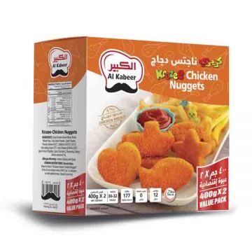 Al Kabeer Frozen Krazee Nuggets 2x400gm