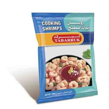 Tabarruk Frozen Cooking Shrimps 1000gm