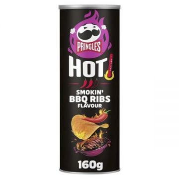 Pringles Hot Spicy Bbq 160gm