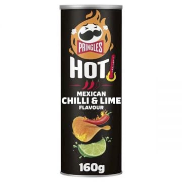 Pringles Hot Mexican Chlii Lime 160gm