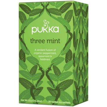 Pukka Organic Three Mint Tea 20 Bags