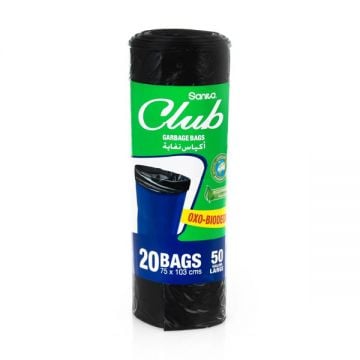 Sanita Club Garbage Bag Roll Bio 50gallon