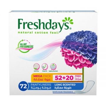 Freshdays Sanitary Napkin Long Scented 52s+ 20s