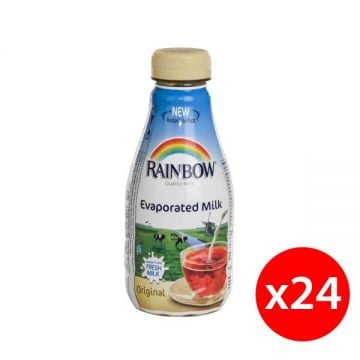 Rainbow Evaporated Milk Pet Re-closable Bottle 24x270ml