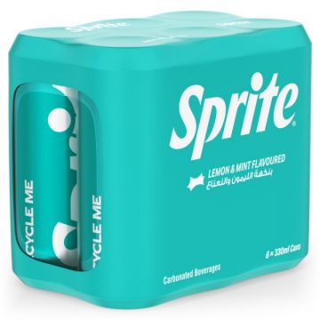 Sprite Lemon & Mint Can 6x330ml