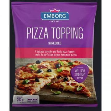 Emborg Shredded Pizza Cheese Toping 200gm