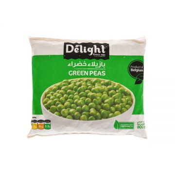 Delight Frozen Peas Medium Fine 800gm