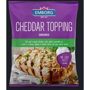 Emborg Shredded Cheddar Chese Toping 200gm