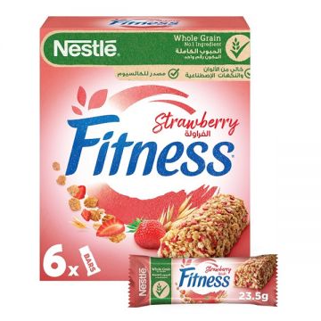 Fitness Strawberry Cereal Bar 6x23.5gm