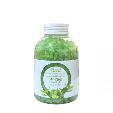 Amora Car Sea Bath Salt Lime&ba 600gm