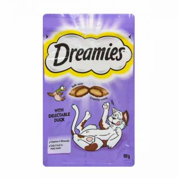 Dreamies Duck Cat Treats Pouch