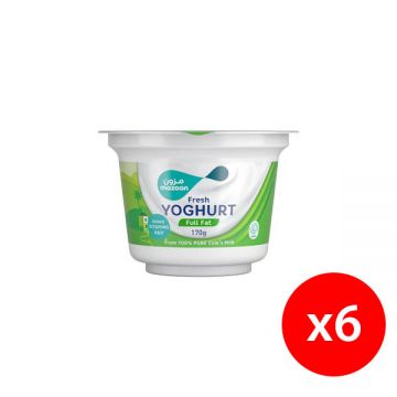 Mazoon Yoghurt Full Fat 6x170gm