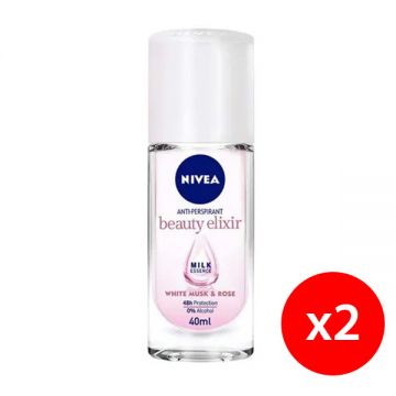 Nivea Roll On Elixir Musk&rose 2x40ml