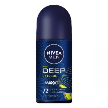 Nivea Deo Roll Deep Extreme 2x50ml@10%off