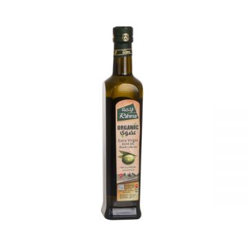 Rahma Organic Extra Virgin Olive Oil Glass Bottle 500ml