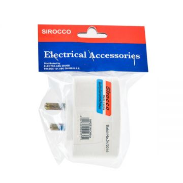 Sirocco 5Amp3Way Multi Socket