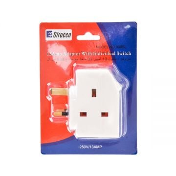 Sirocco 3Way Adaptor 13 Amp