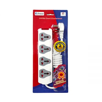 Sirocco Extension Socket 4 Way 2 Meter