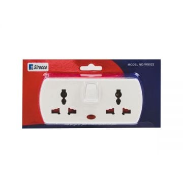 Sirocco Socket 2/3 Pin 4 Way