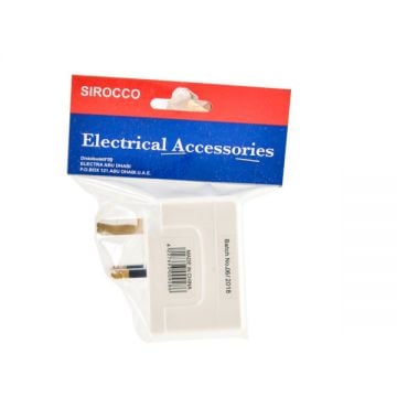 Sirocco 13Amp 3 Way Adaptor