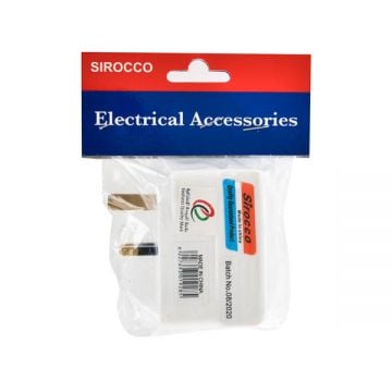 Sirocco 3Way Adaptor 13Amp