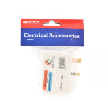 Sirocco 3Way Adaptor 13Amp