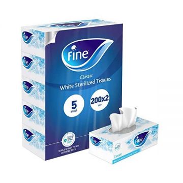Fine Facial Tissue 8x5x200s