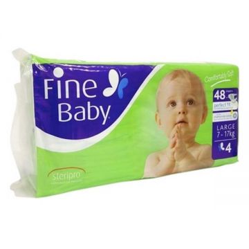 Fine Baby Super Dry Diapers Size 4 Large 7 17