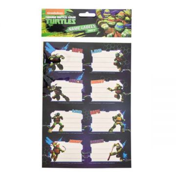 Ninja Turtles Name Label Sheet - 906-25-705
