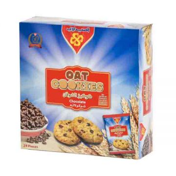 Al Seedawi Oat Cookies With Chocolate 24x9gm