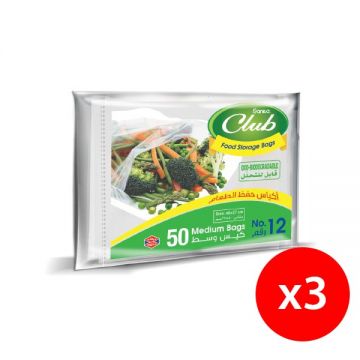 Napco Food Storage Bag No: 12 - 3x50 Pcs