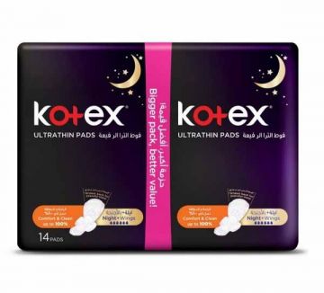 Kotex Ultra Nightime Wings 14