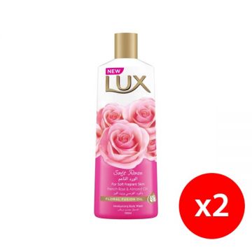 Lux Bodywash Soft Touch Rose 2x500ml