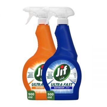 Jif Jif Ultra Fast Bath+ktchn 2x500ml