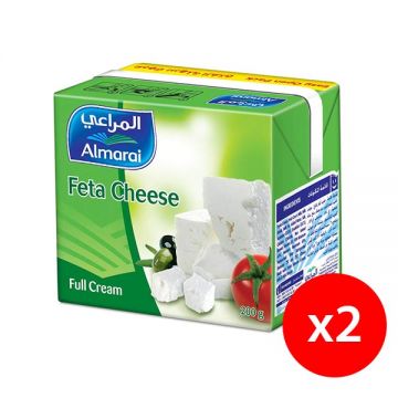 Almarai Full Fat Feta Cheese 2x200gm