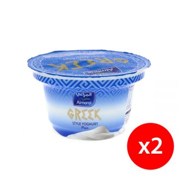 Almarai Greek Style Yoghurt  Plain 2x150gm